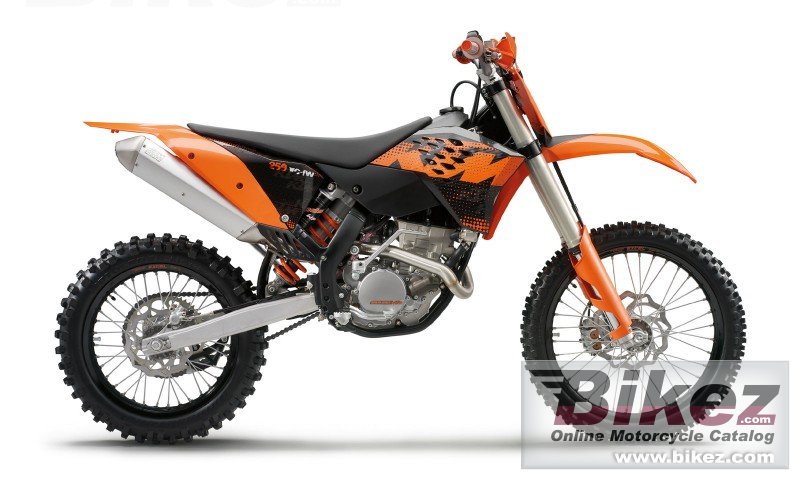Big KTM 250 xcf-w six days picture and wallpaper from Bikez.com